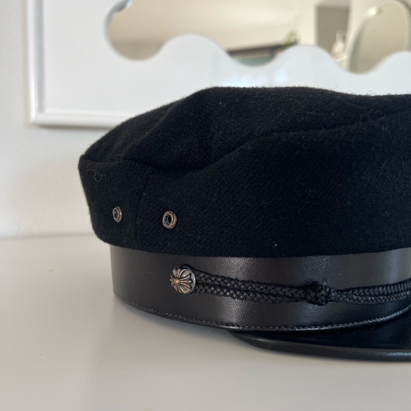 ❌SOLD❌Chrome Hearts Wool Cross Captain Beret - Picture 5 of 14